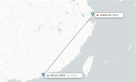 shanghai to macau flight.